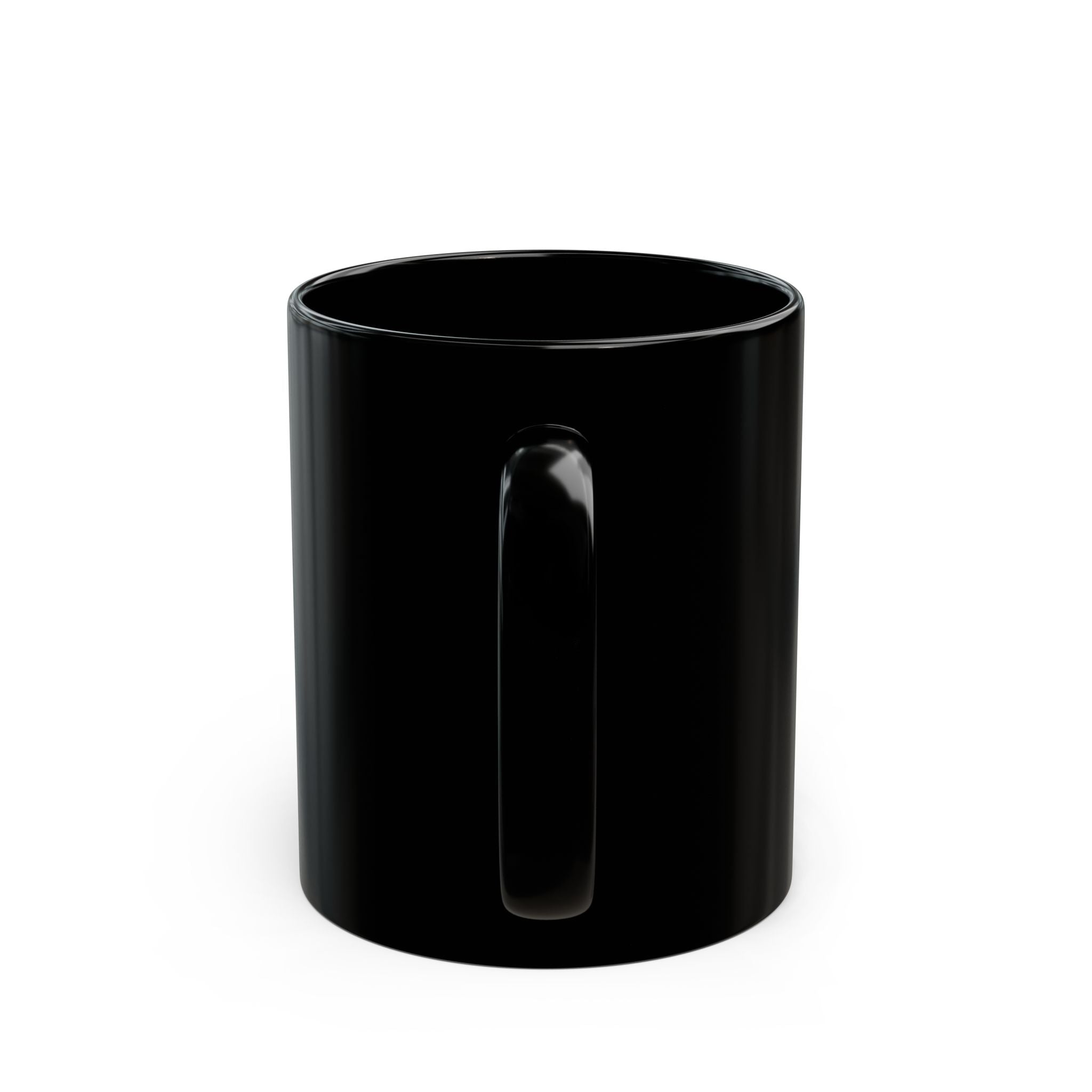 Inspirational Black Mug - Faith Over Fear Coffee Cup, Motivational Gift, Spiritual Decor, Self-Love Mug, Daily Affirmation Drinkware
