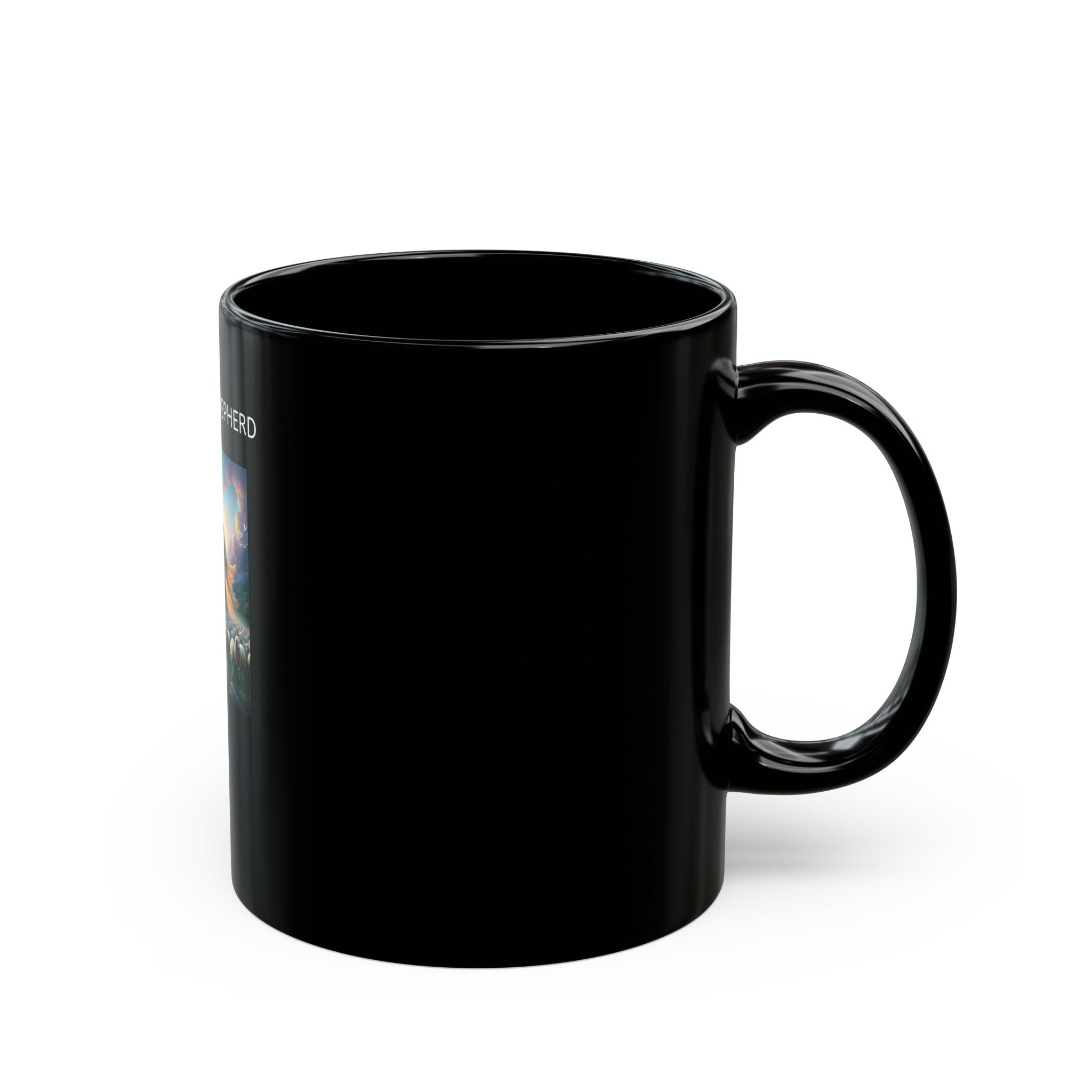 God Is My Shepherd Black Mug - Inspirational Ceramic Coffee Cup, Faith-Based Gift, Religion Decor, Perfect for Church Events, [...]